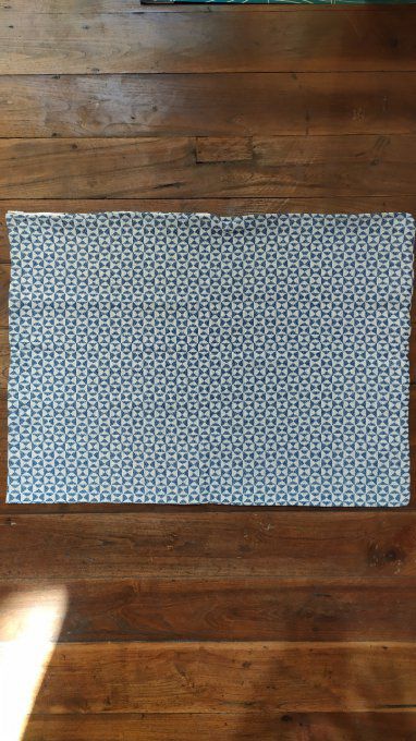 Cushion cover Marine blue - Butterfly design - 70x50cm    