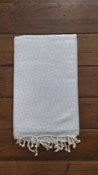 Fouta Butterfly Sky Blue/White  2x1m  